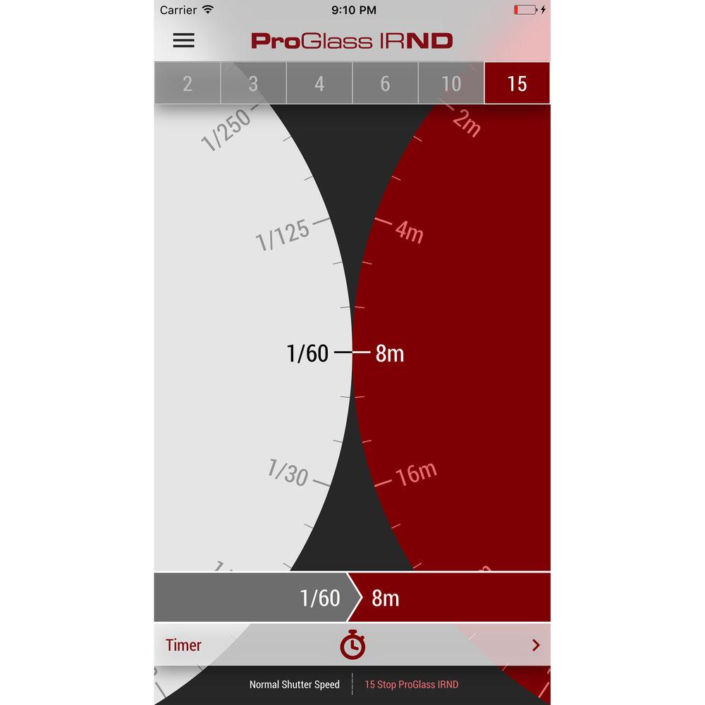 LEE Filters 75 x 90mm Seven5 ProGlass IRND 4.5 Filter