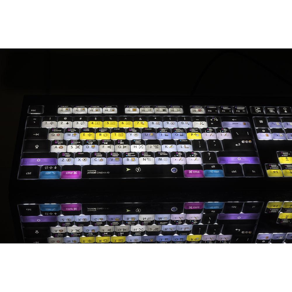 LogicKeyboard Cinema 4D Mac Backlit ASTRA Keyboard