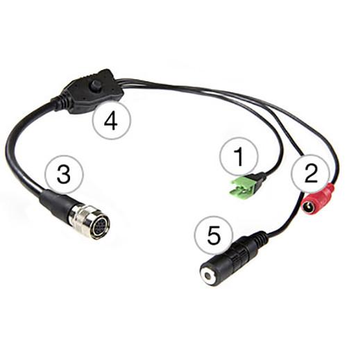 Marshall Electronics Breakout Cable for CV505-M MB and CV345-M MB Cameras