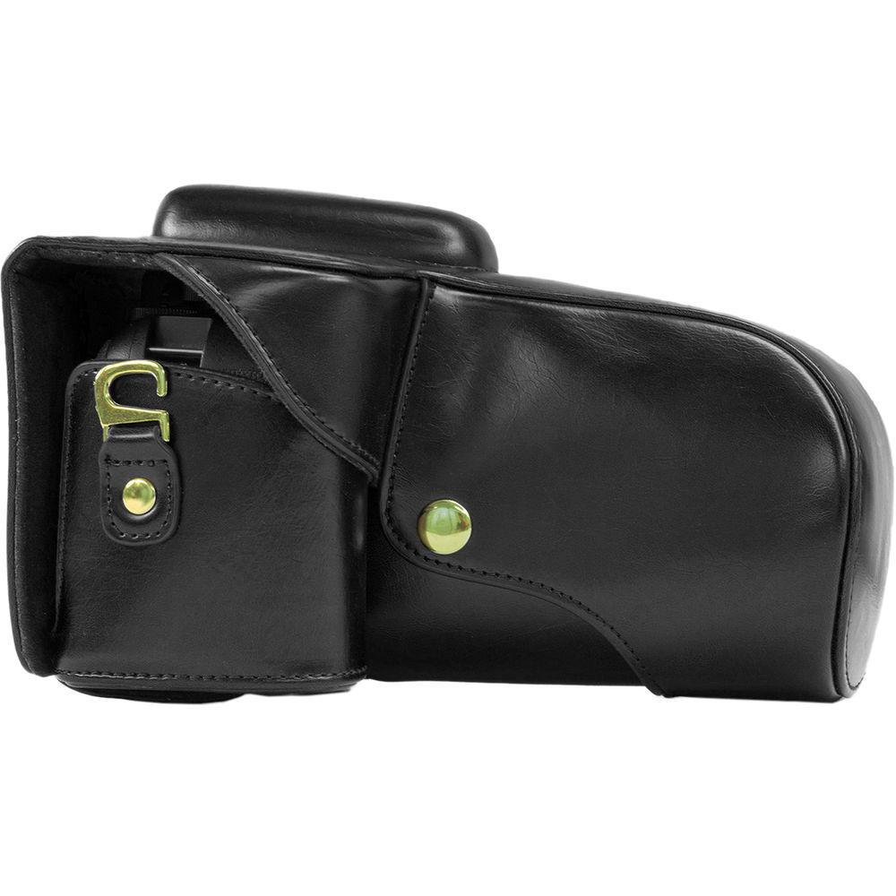 MegaGear Ever Ready PU Leather Case for Nikon D5300 with 18-55, 18-135, or 18-200mm VR Lens