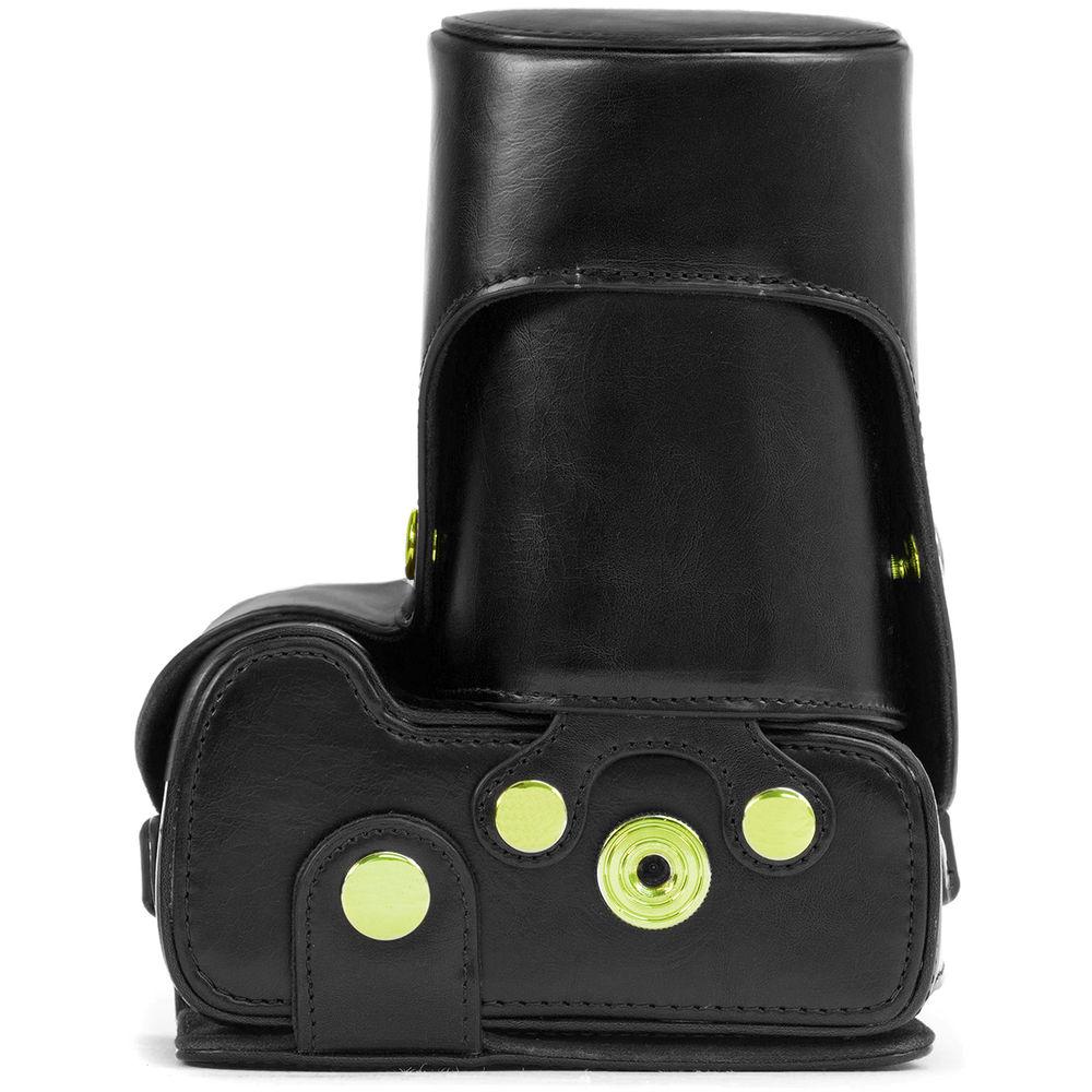 MegaGear Ever Ready PU Leather Case for Nikon D5300 with 18-55, 18-135, or 18-200mm VR Lens