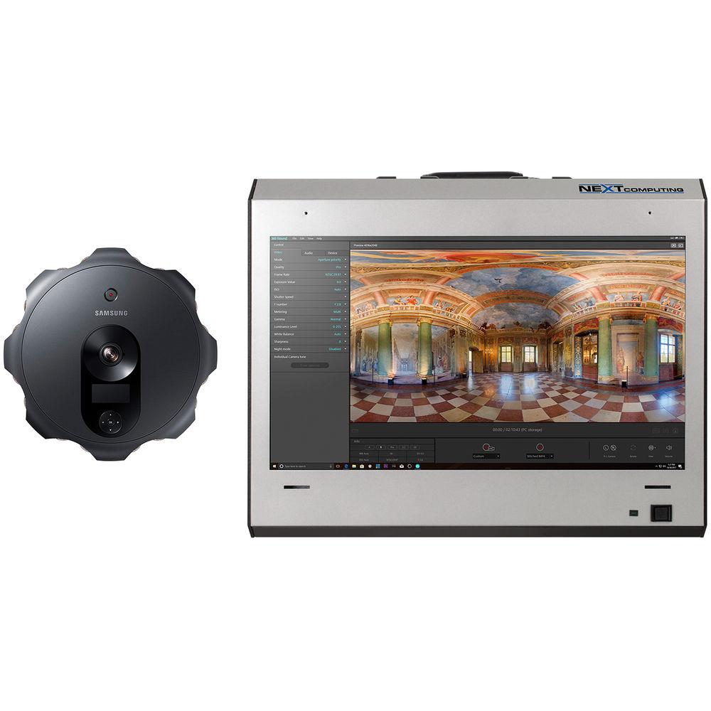 NextComputing Radius Live Mobile Live Streaming Workstation for Samsung 360 Round