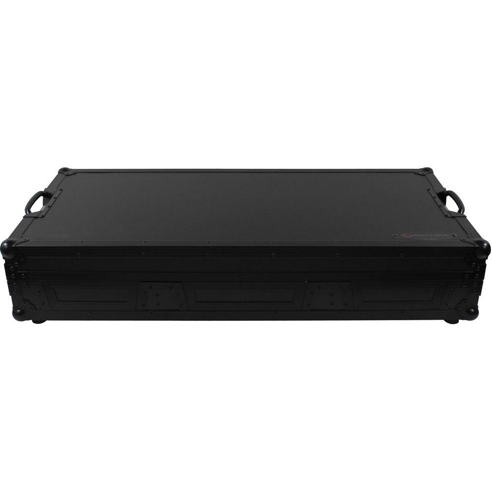 Odyssey Innovative Designs Black Label Universal CD Digital Media Player DJ Coffin with Wheels