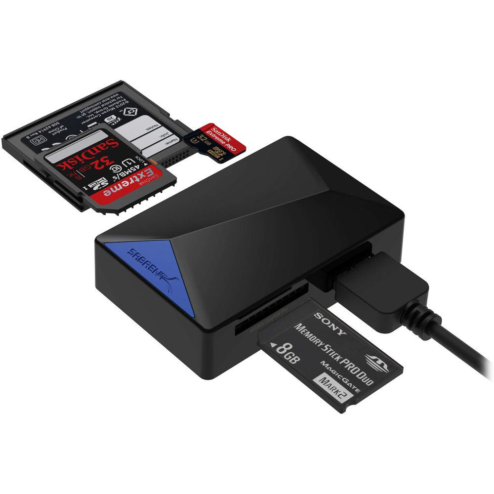 Sabrent 4-Slot USB 3.0 Memory Card Reader