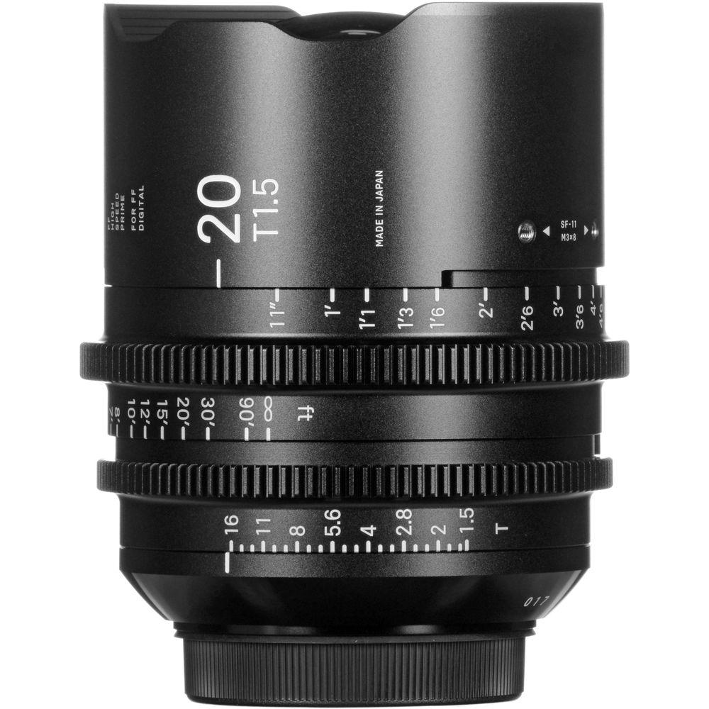 Sigma 20mm T1.5 Fully Luminous FF High-Speed Prime