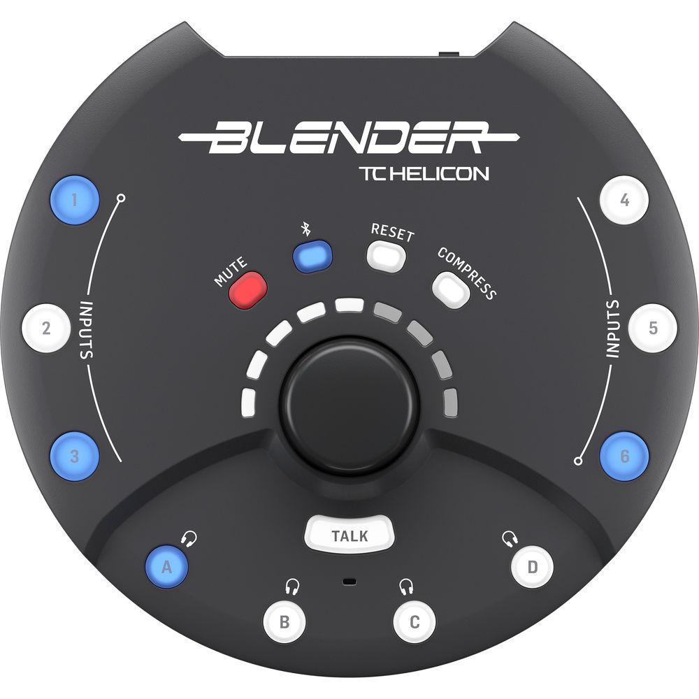 TC-Helicon BLENDER Portable 12x8 Stereo Mixer and USB Interface