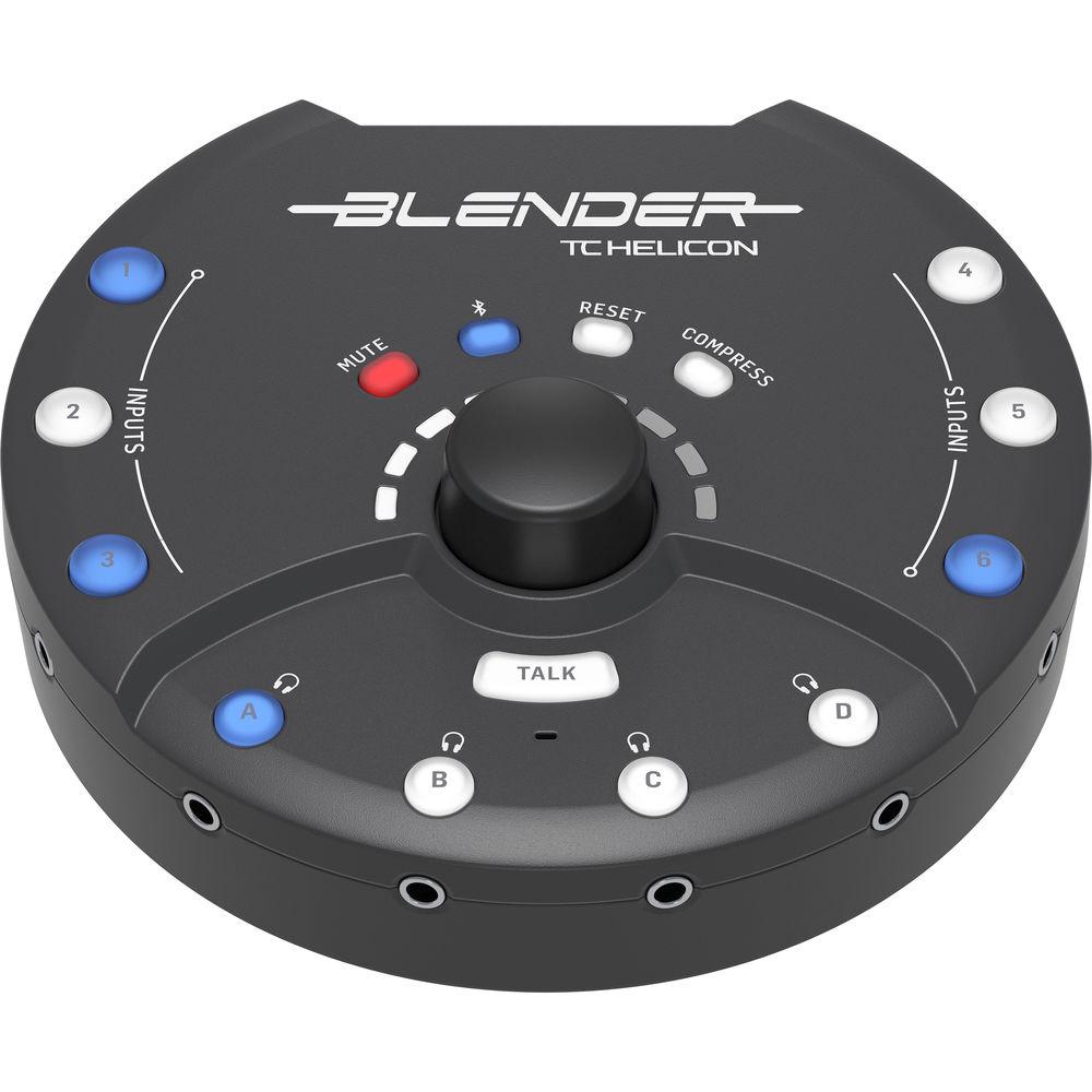 TC-Helicon BLENDER Portable 12x8 Stereo Mixer and USB Interface