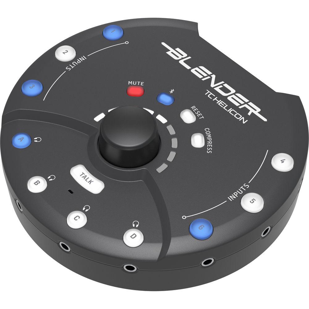 TC-Helicon BLENDER Portable 12x8 Stereo Mixer and USB Interface