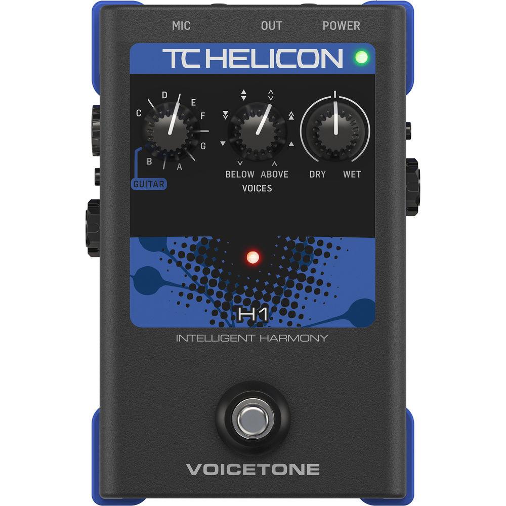 TC-Helicon VOICETONE H1 Stompbox for Guitar-Controlled Vocal Harmonies on Stage