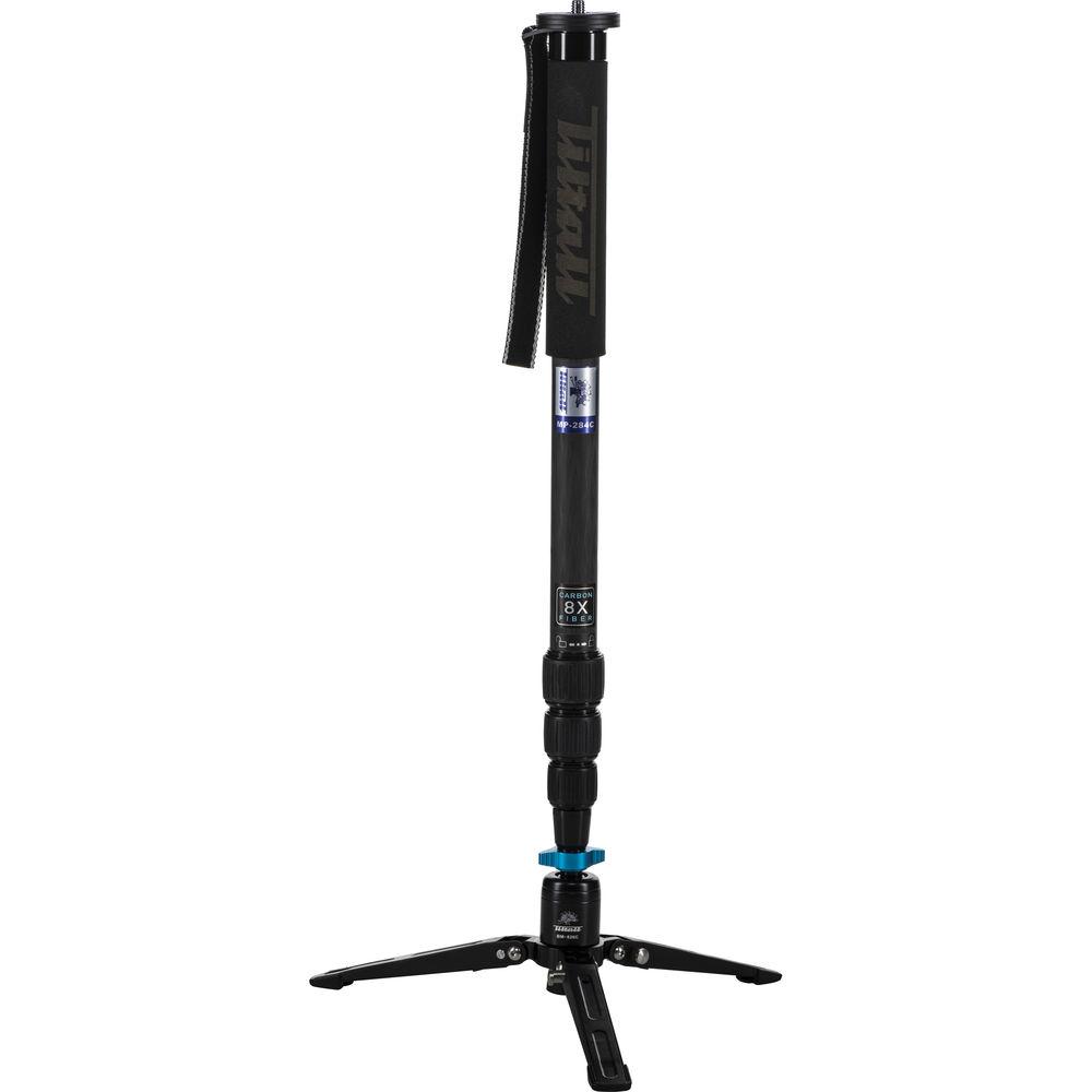 Tiltall Tripod BM-826C Bi-Pod 4-Section Carbon Fiber Monopod