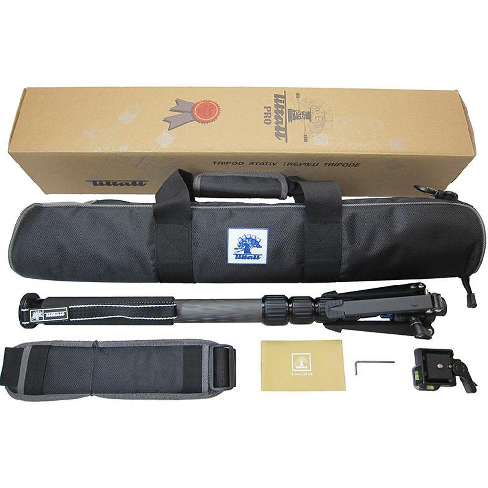 Tiltall Tripod BM-826C Bi-Pod 4-Section Carbon Fiber Monopod
