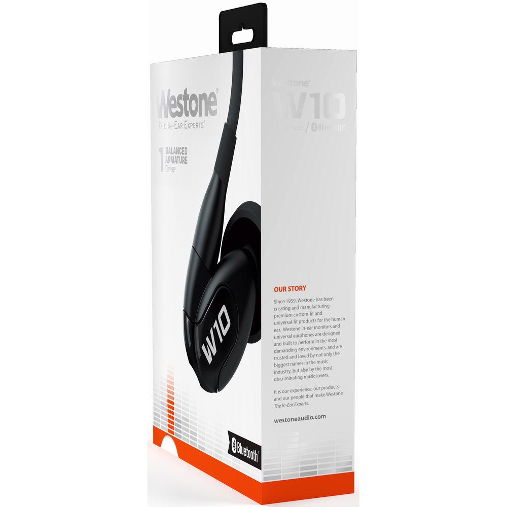 Westone W10 Gen 2 Single-Driver True-Fit Earphones with MMCX and Bluetooth Cables