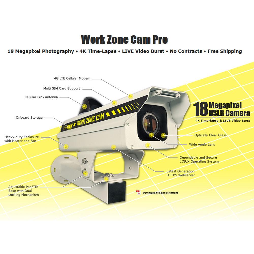 Work Zone Cam Pro Time-Lapse Camera