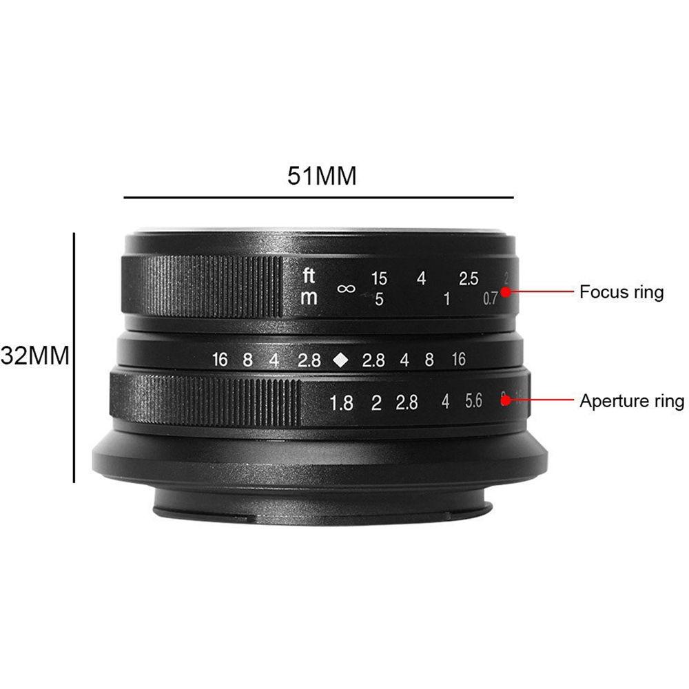 7artisans Photoelectric 25mm f 1.8 Lens for Canon EF-M