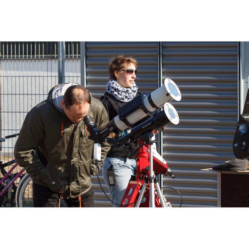 Alpine Astronomical 80mm ASTF Baader AstroSolar 5.0 White-Light Solar Filter for Telescopes