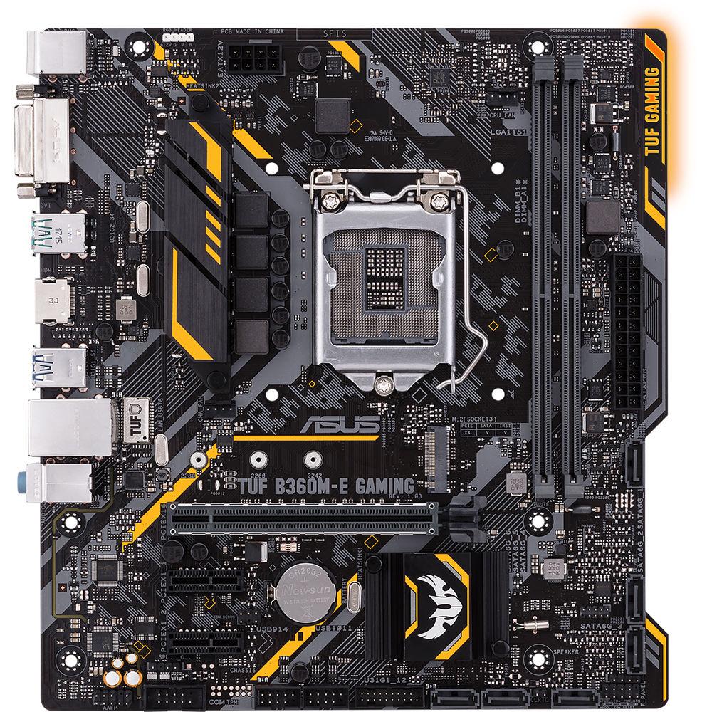 ASUS TUF B360M-E Gaming LGA 1151 Micro-ATX Motherboard