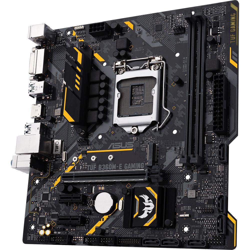 ASUS TUF B360M-E Gaming LGA 1151 Micro-ATX Motherboard