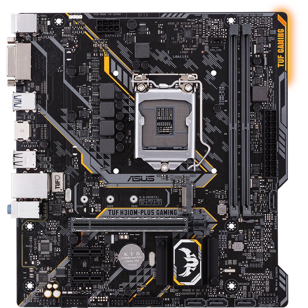 ASUS TUF H310M-Plus Gaming LGA 1151 Micro-ATX Motherboard