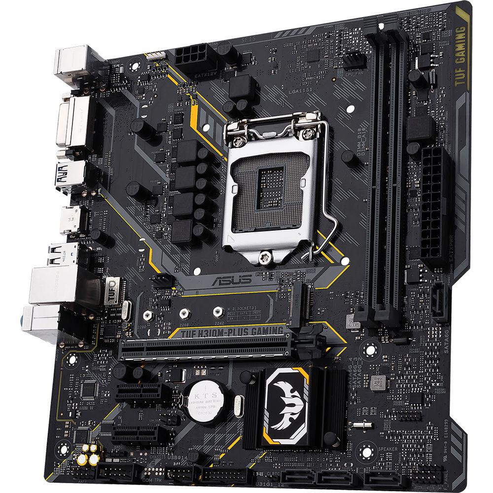 ASUS TUF H310M-Plus Gaming LGA 1151 Micro-ATX Motherboard
