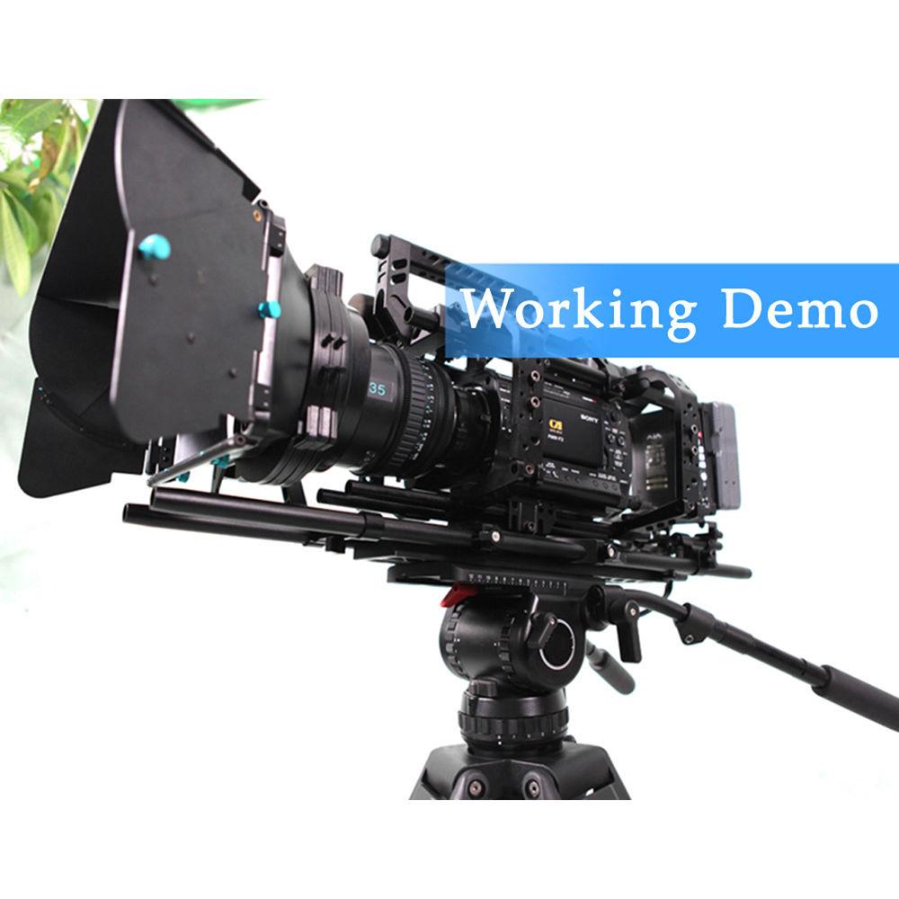 CAME-TV Carbon Fiber Tripod with Fluid Head