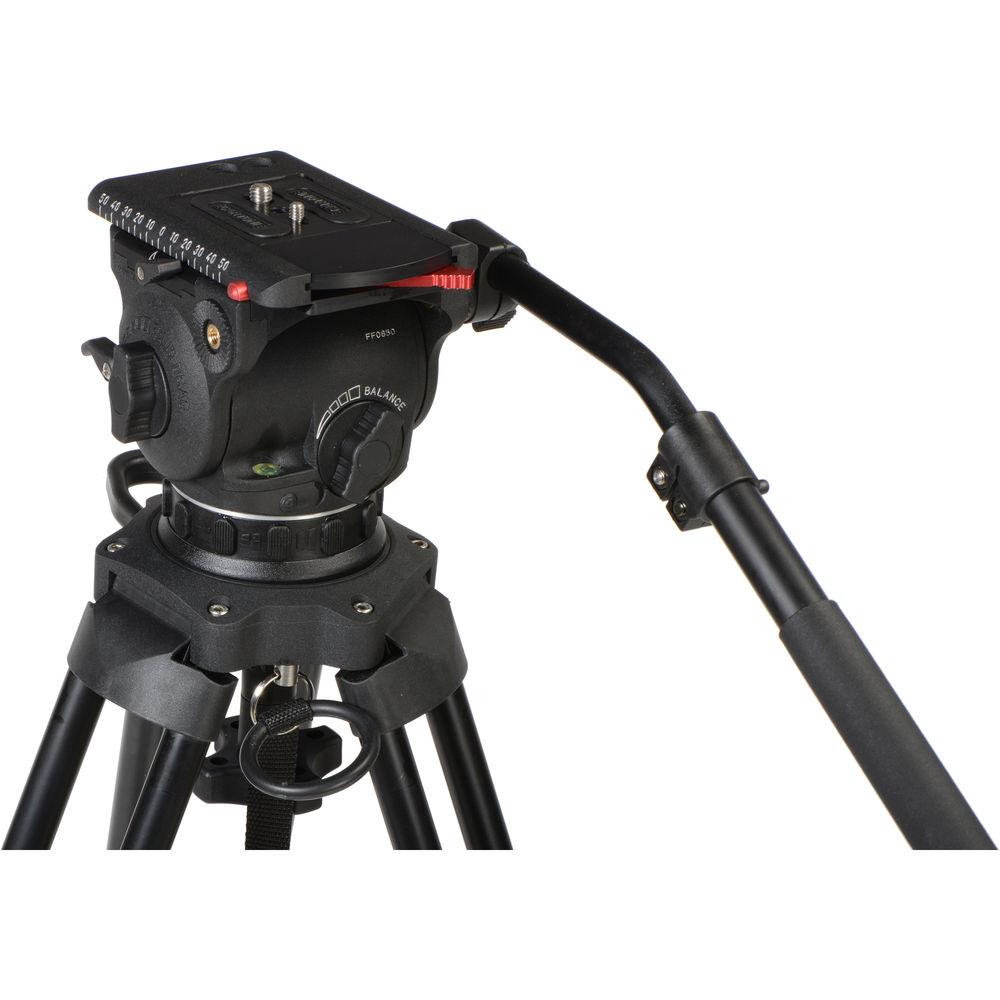 Cartoni Focus 12 Fluid Head with 2-Stage Aluminum Smart-Stop SDS Tripod System
