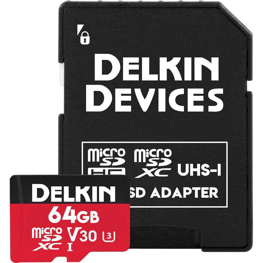 Delkin Devices 64GB Select UHS-I microSDXC Memory Card