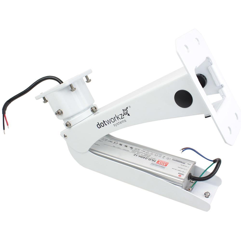 Dotworkz S-Type Ring of Fire De-Icing Camera Enclosure with Stainless Steel Arm