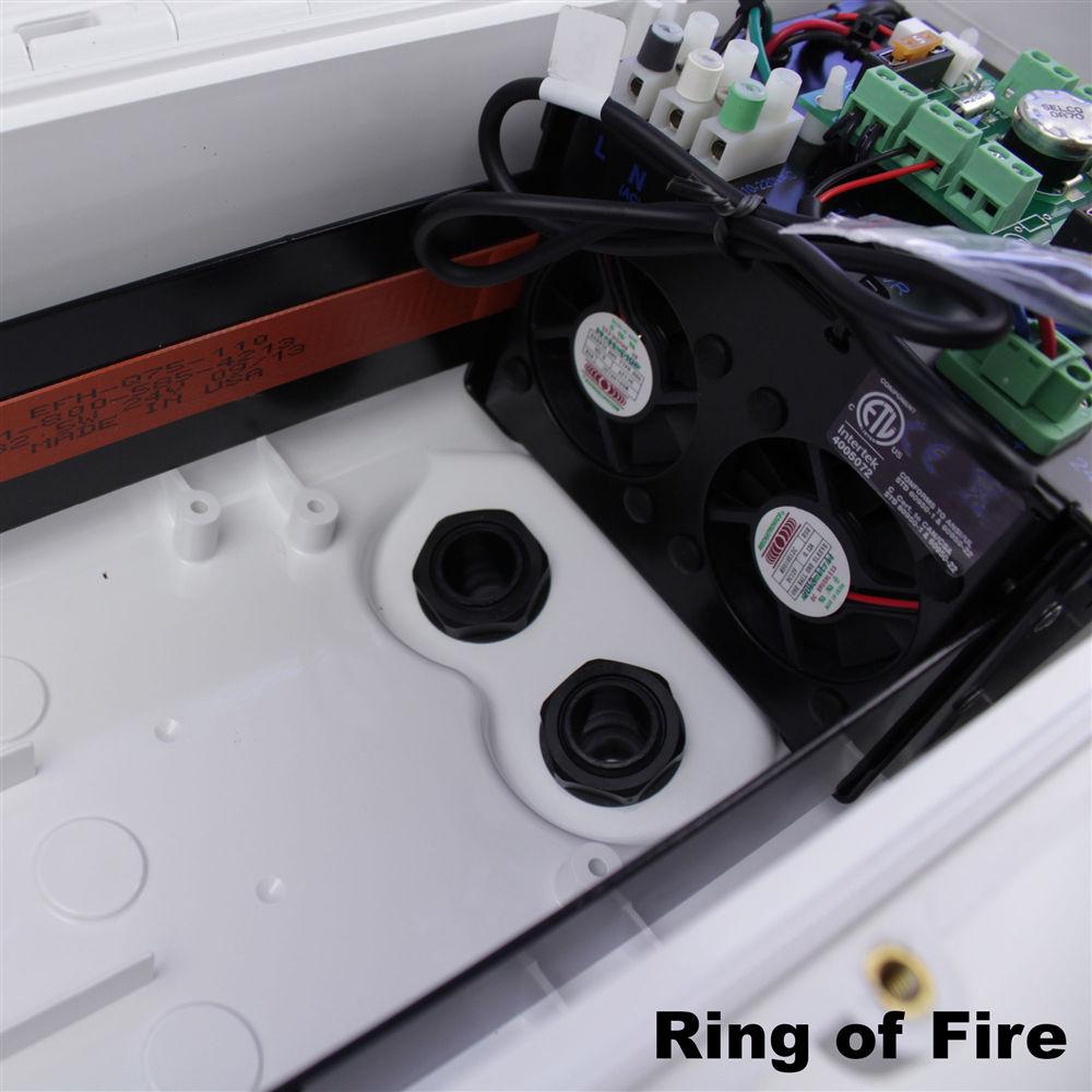 Dotworkz S-Type Ring of Fire De-Icing Camera Enclosure with Stainless Steel Arm