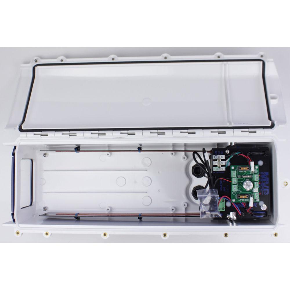 Dotworkz S-Type Ring of Fire De-Icing Camera Enclosure with Stainless Steel Arm