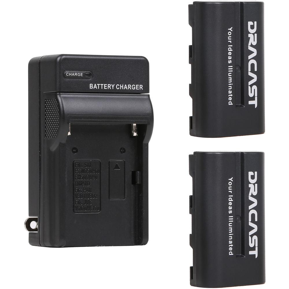 Dracast Camlux Pro Bi-Color On-Camera Light Kit