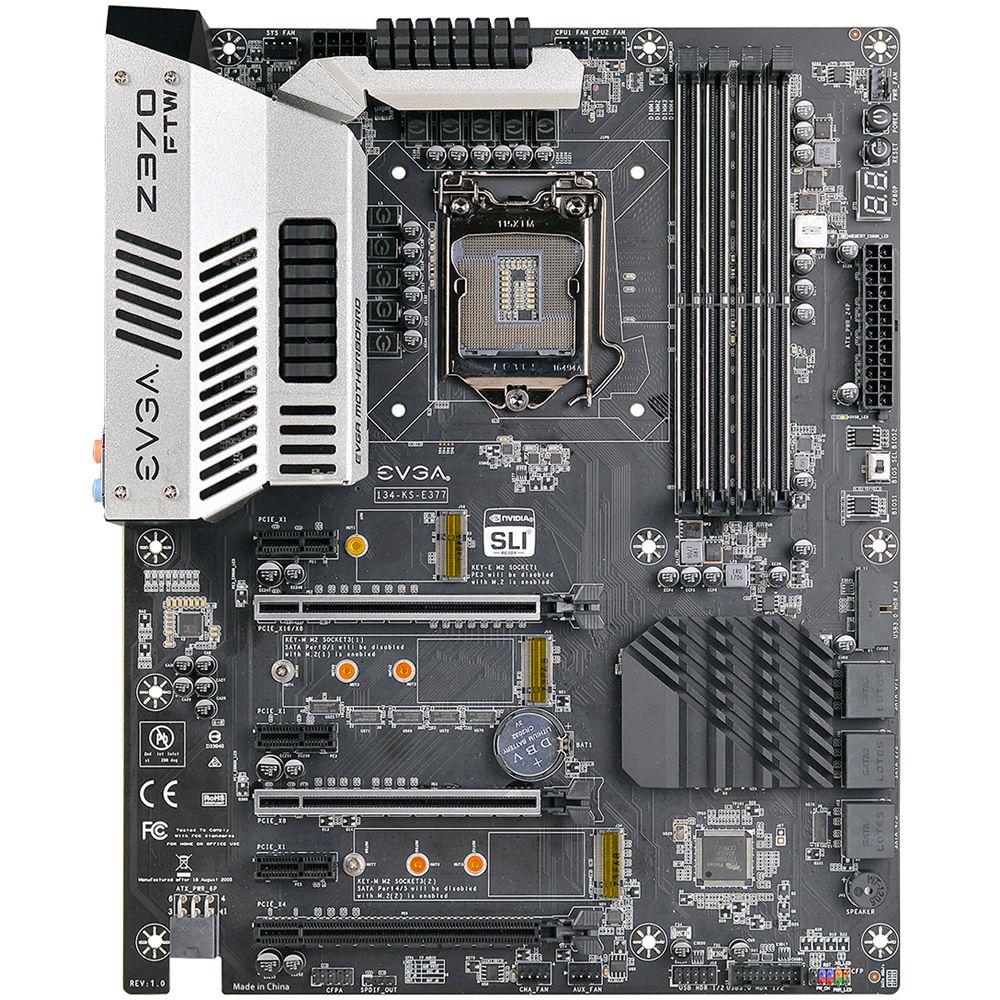 EVGA Z370 FTW LGA 1151 ATX Motherboard