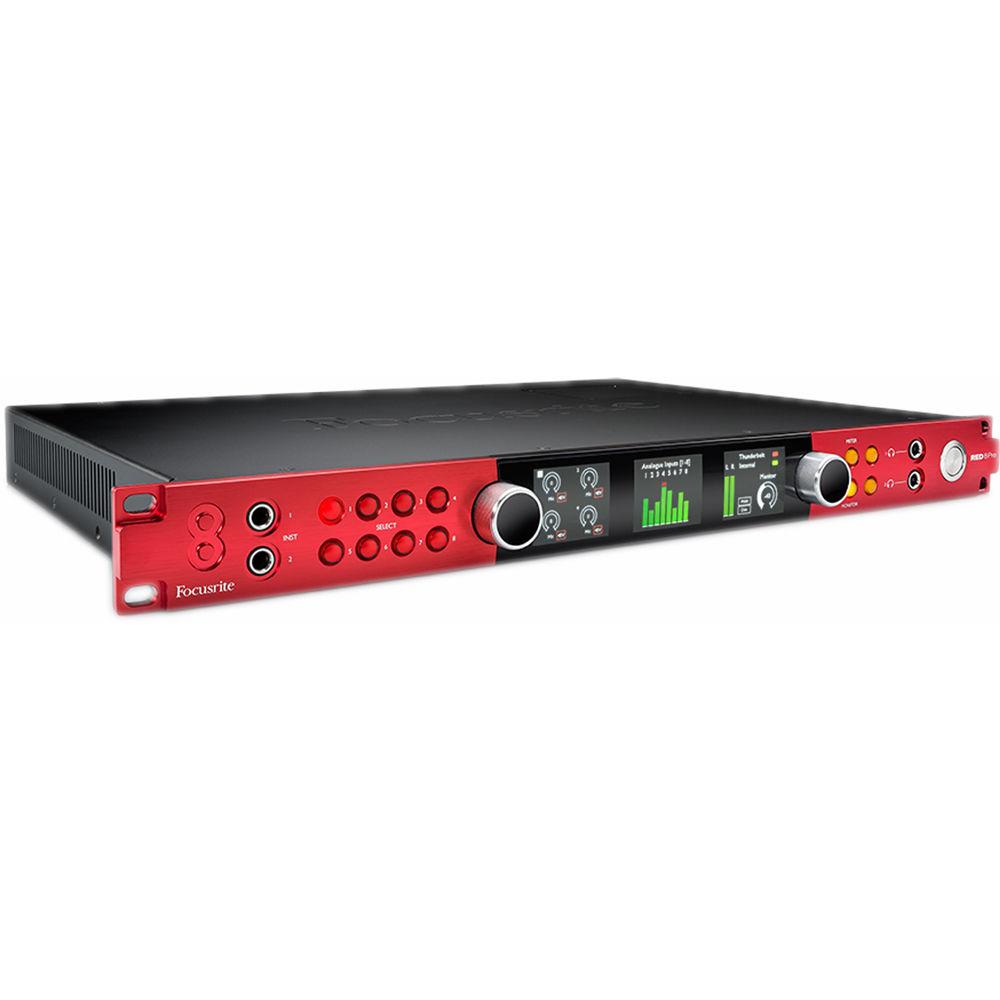 Focusrite Red 8Pre Audio Interface with Thunderbolt 2, Pro Tools & Dante Connectivity