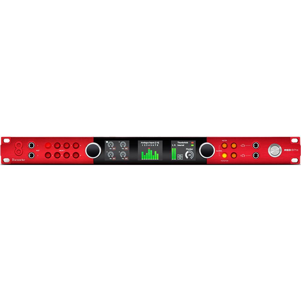 Focusrite Red 8Pre Audio Interface with Thunderbolt 2, Pro Tools & Dante Connectivity, Focusrite, Red, 8Pre, Audio, Interface, with, Thunderbolt, 2, Pro, Tools, &, Dante, Connectivity