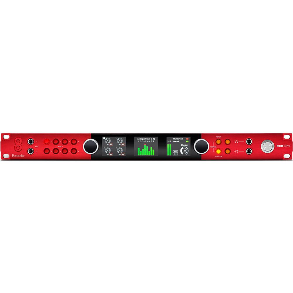 Focusrite Red 8Pre Audio Interface with Thunderbolt 2, Pro Tools & Dante Connectivity