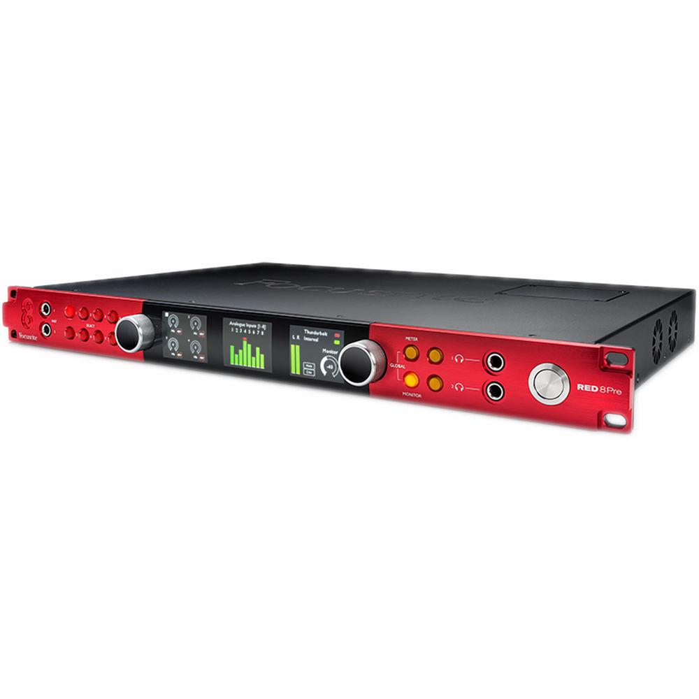 Focusrite Red 8Pre Audio Interface with Thunderbolt 2, Pro Tools & Dante Connectivity, Focusrite, Red, 8Pre, Audio, Interface, with, Thunderbolt, 2, Pro, Tools, &, Dante, Connectivity