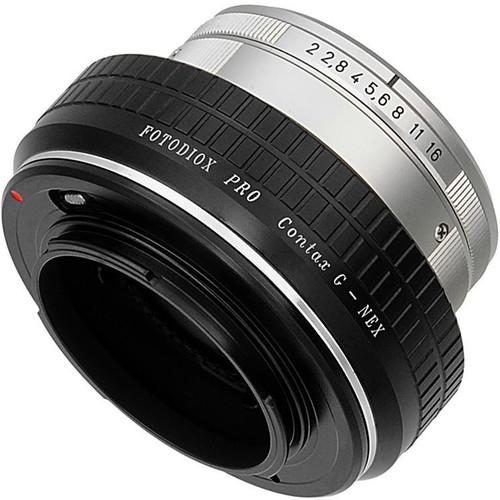 FotodioX Pro Mount Adapter for Contax G Lens to Sony E-Mount Camera