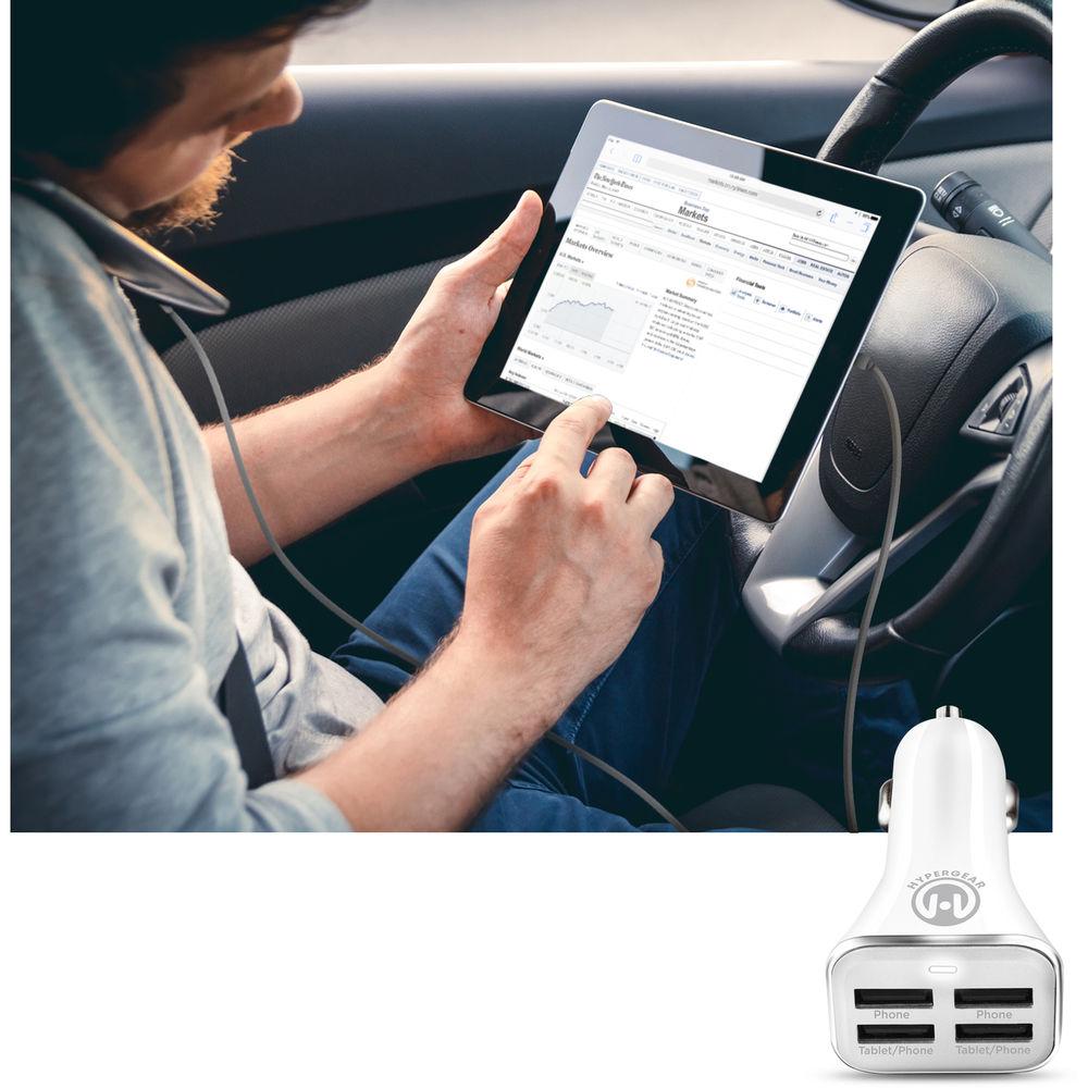 HyperGear 4-Port USB Car Charger
