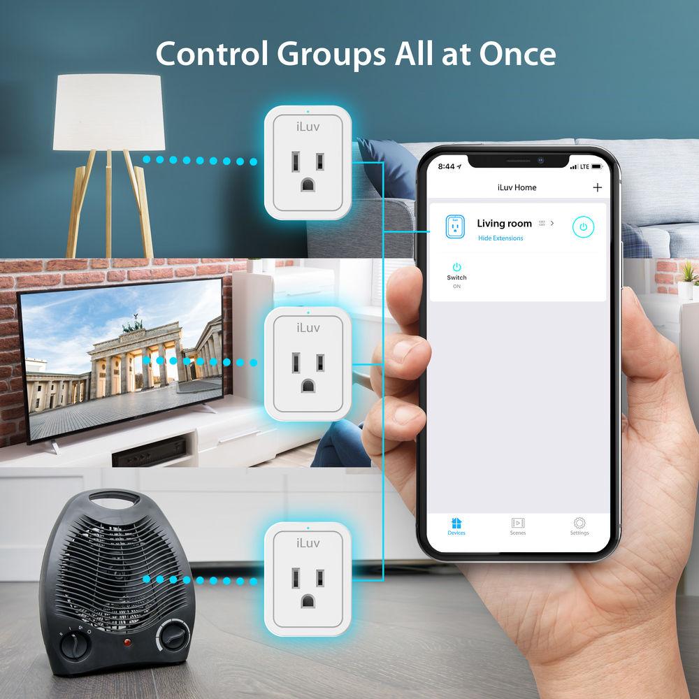 iLuv SMPLUG1ULWH Wi-Fi Smart Plug