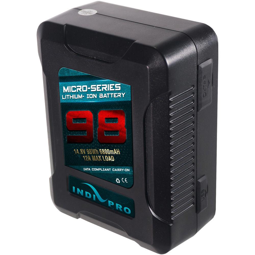 IndiPRO Tools 2 x Micro-Series Gold Mount 98Wh Battery Kit for BMD URSA