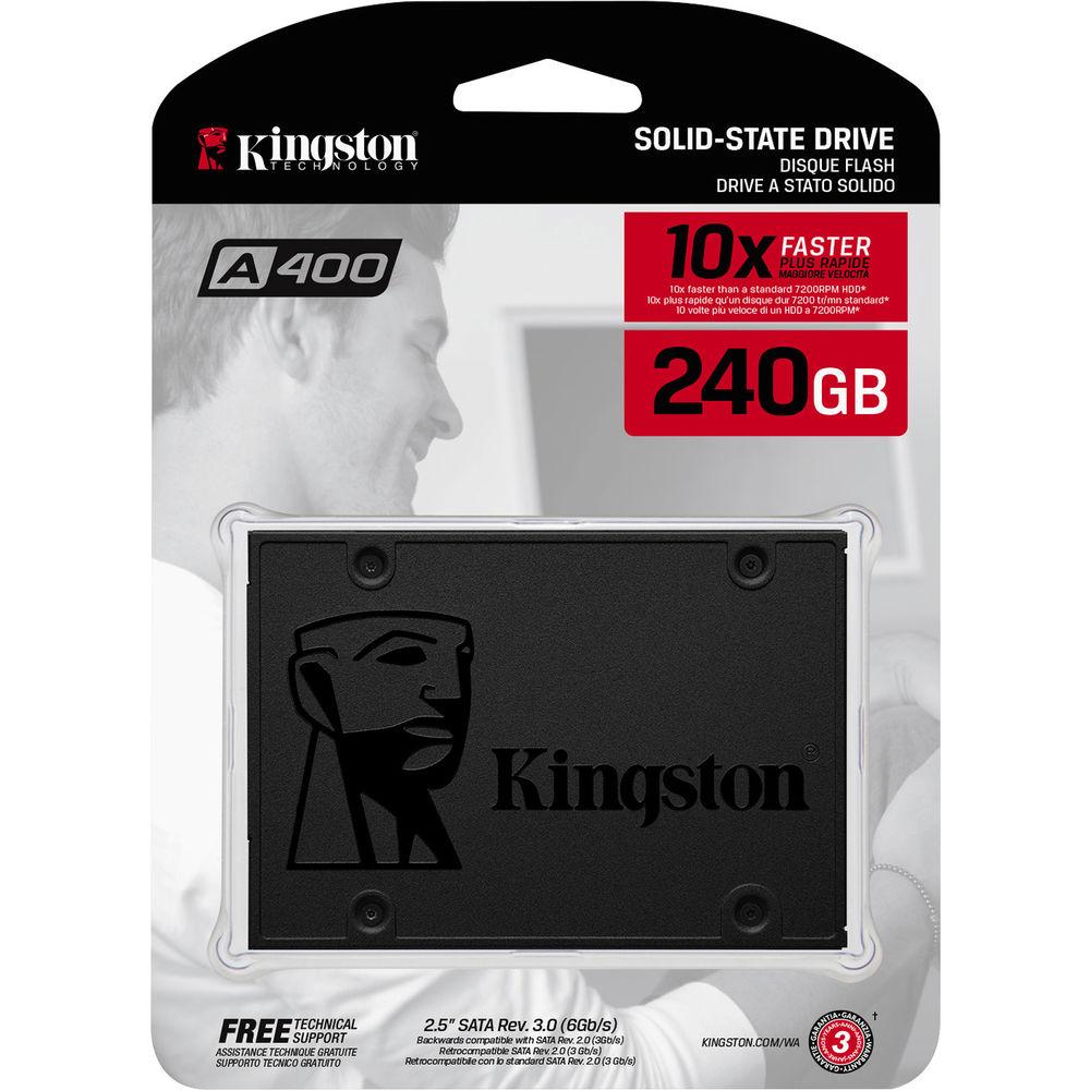 Kingston 240GB A400 2.5" SATA III SSD