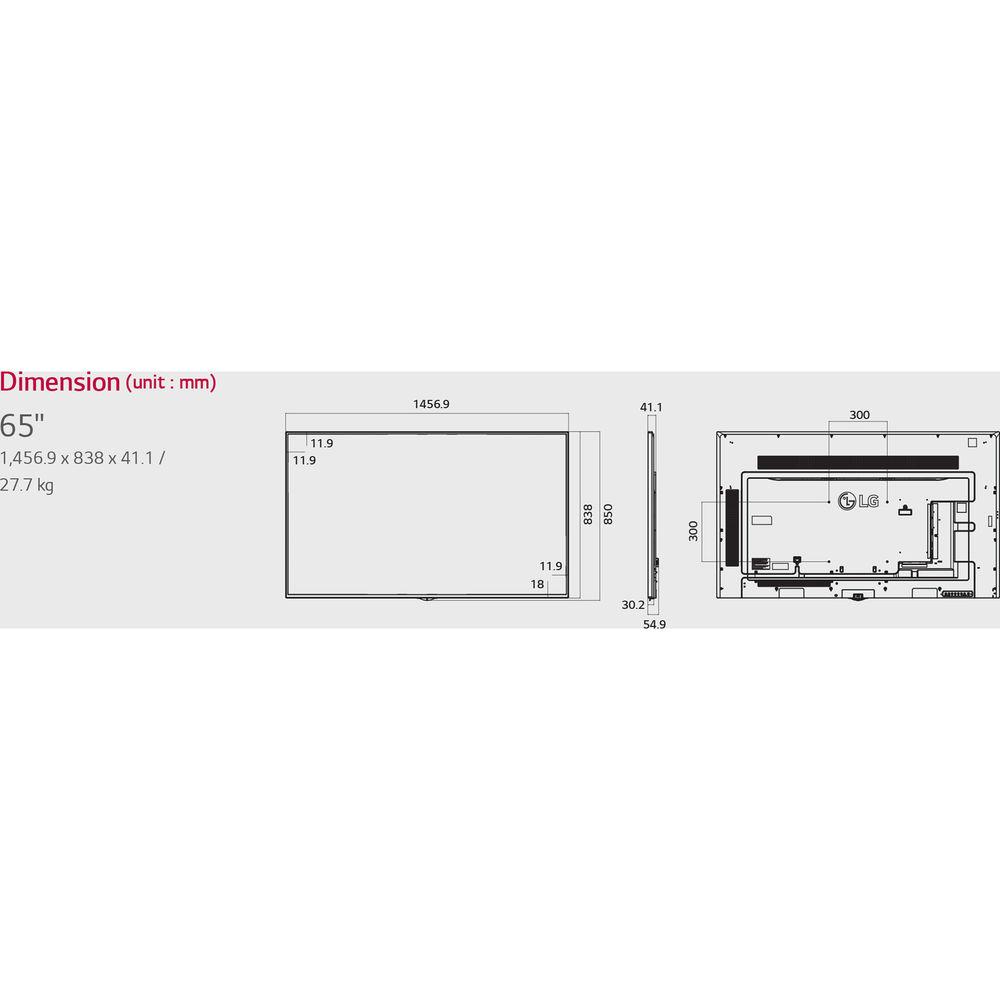 LG 65SE3D-B 65" Commercial Digital Display
