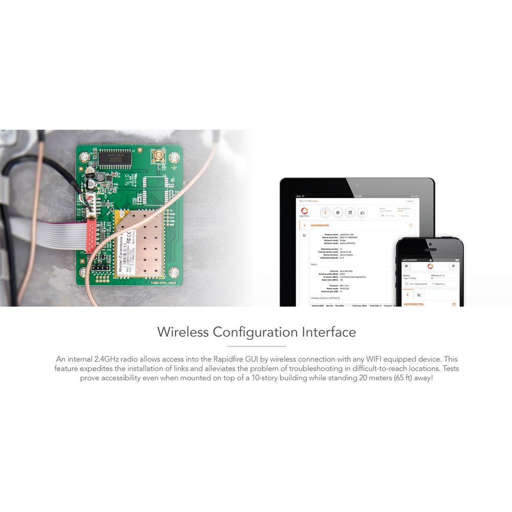 LigoWave LigoPTP 5-N RapidFire Outdoor Wireless Point-to-Point Bridge