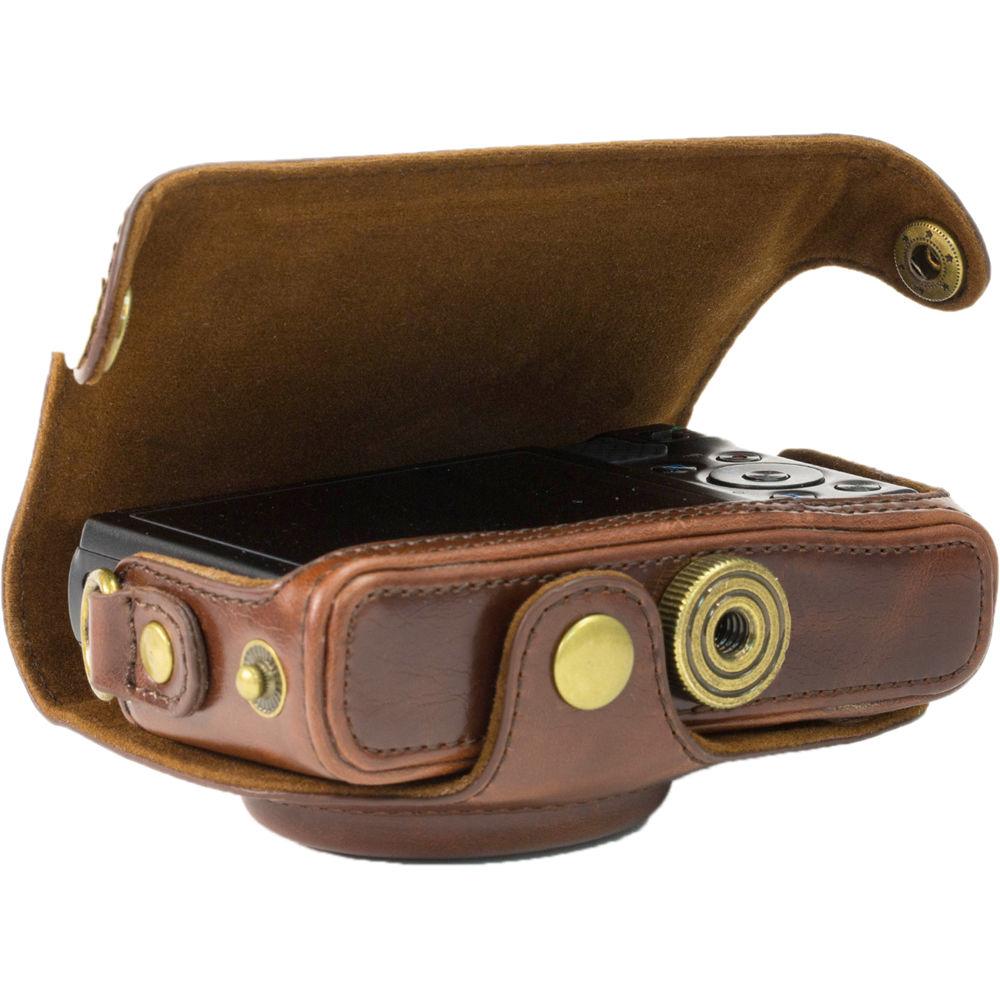 MegaGear Ever Ready PU Leather Camera Case for Canon PowerShot SX280 HS