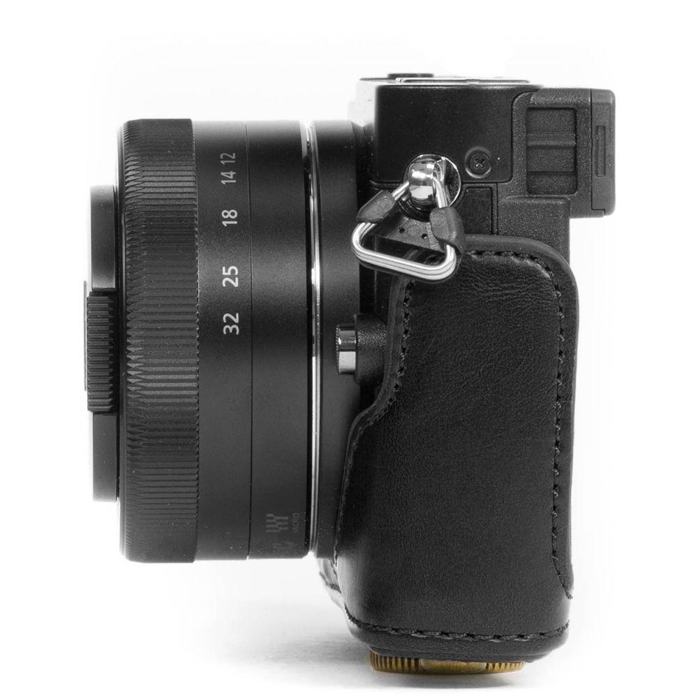 MegaGear Ever Ready PU Leather Case with Strap for Panasonic LUMIX DMC-GM5 with 12-32mm Lens