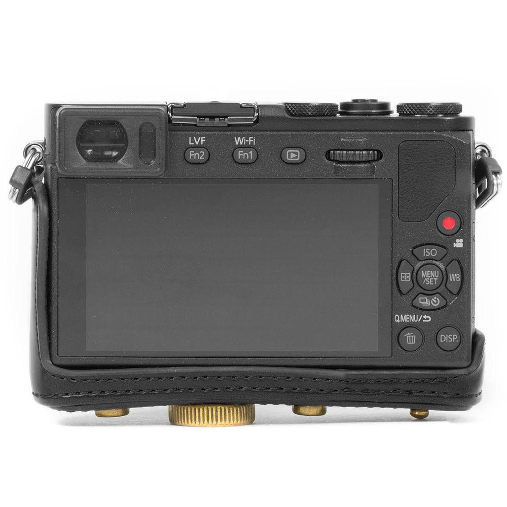 MegaGear Ever Ready PU Leather Case with Strap for Panasonic LUMIX DMC-GM5 with 12-32mm Lens