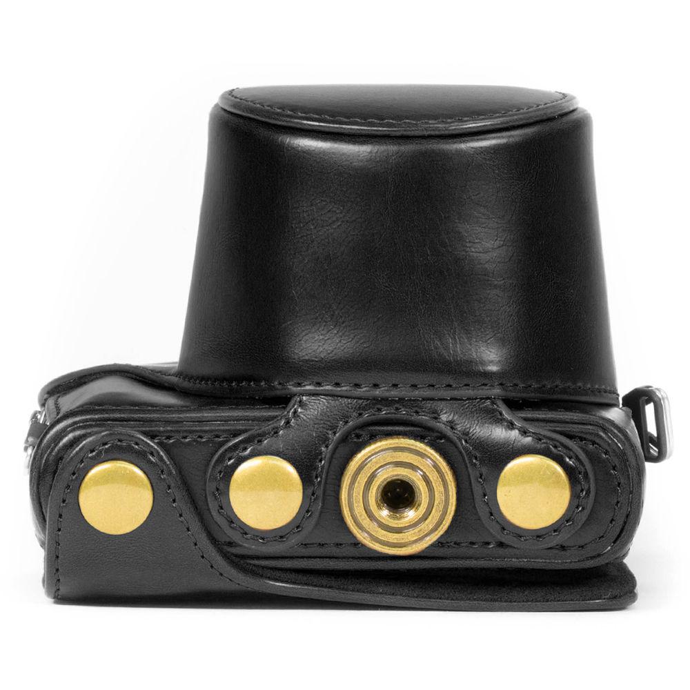 MegaGear Ever Ready PU Leather Case with Strap for Panasonic LUMIX DMC-GM5 with 12-32mm Lens