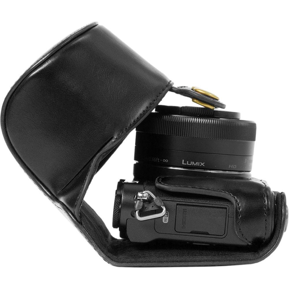 MegaGear Ever Ready PU Leather Case with Strap for Panasonic LUMIX DMC-GM5 with 12-32mm Lens