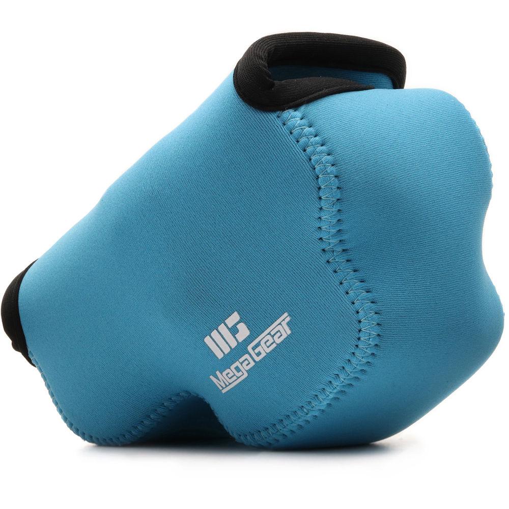 MegaGear Ultra-Light Neoprene Camera Case with Carabiner for Olympus OM-D E-M10 Mark III with 14-42mm