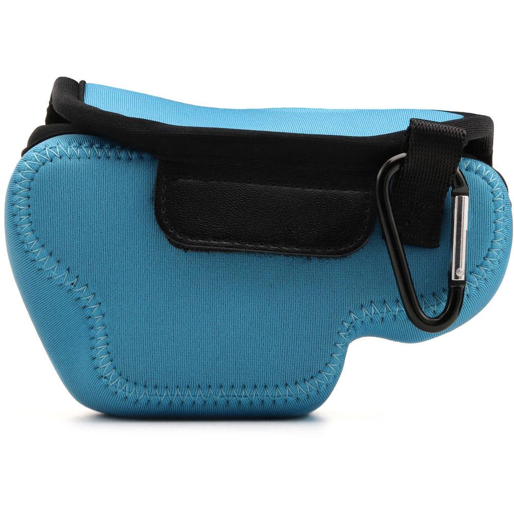 MegaGear Ultra-Light Neoprene Camera Case with Carabiner for Olympus OM-D E-M10 Mark III with 14-42mm