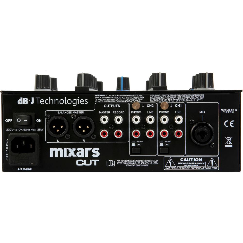 Mixars CUT MKII - 2-Channel Scratch Mixer with Galileo Crossfader, Mixars, CUT, MKII, 2-Channel, Scratch, Mixer, with, Galileo, Crossfader
